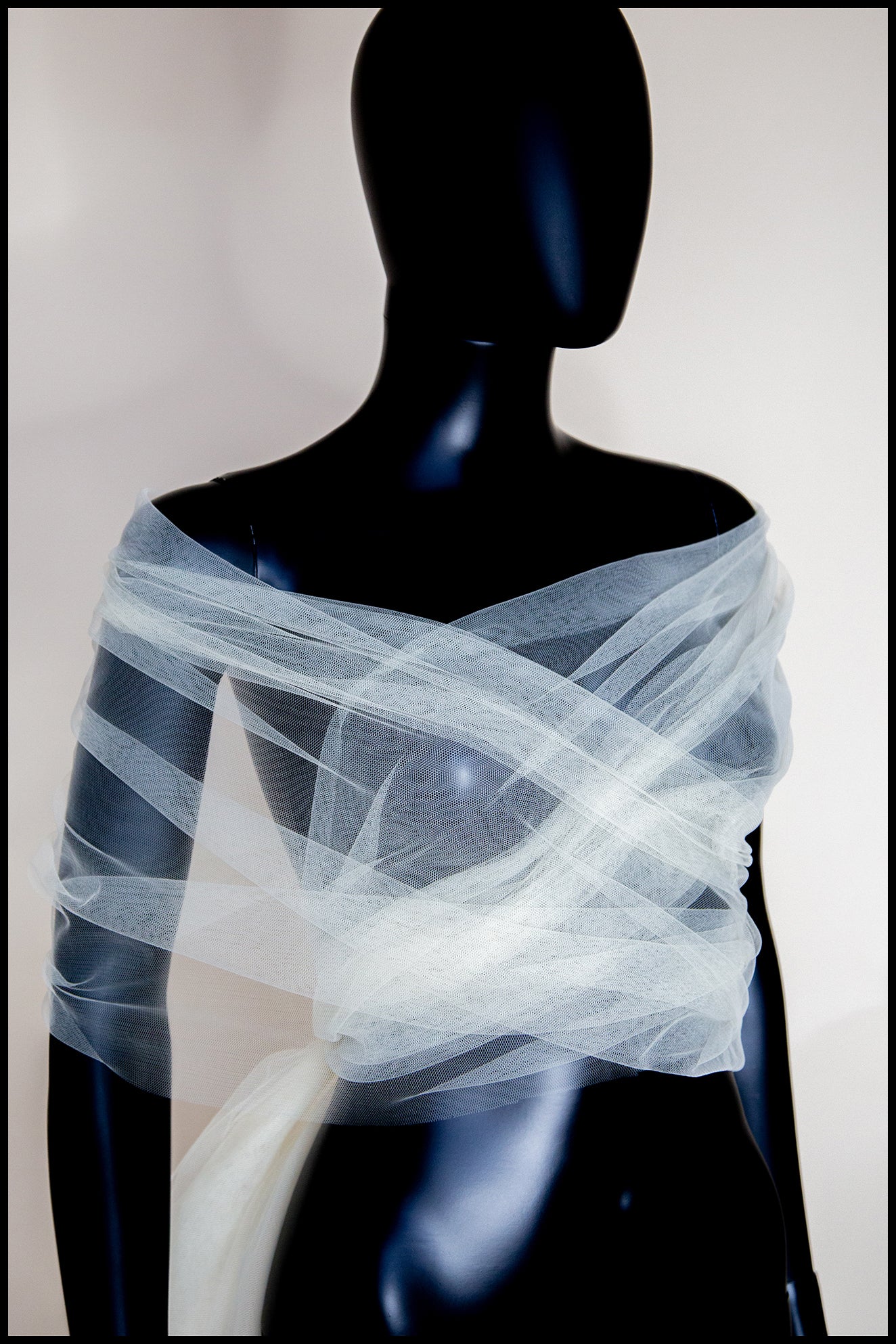 Acer - Sheer Tulle Wrap Shawl ...